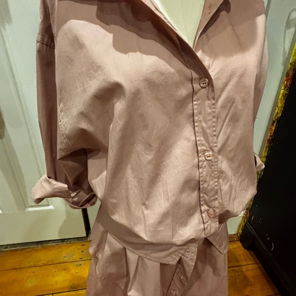 Chic Asymmetrical Pink Dress - Picture 4 of 11